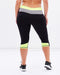 Two Tone Body Sculpt Tights - Yellow - Be Activewear