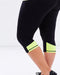 Two Tone Body Sculpt Tights - Yellow - Be Activewear