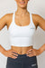 Deezi Active Crop Tops Deezi Active Extended Crop - White