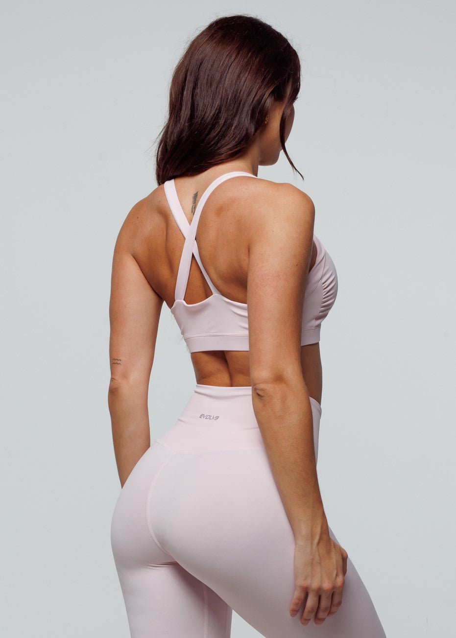 Evolve Apparel Adapt Sports Bra - Pastel Pink