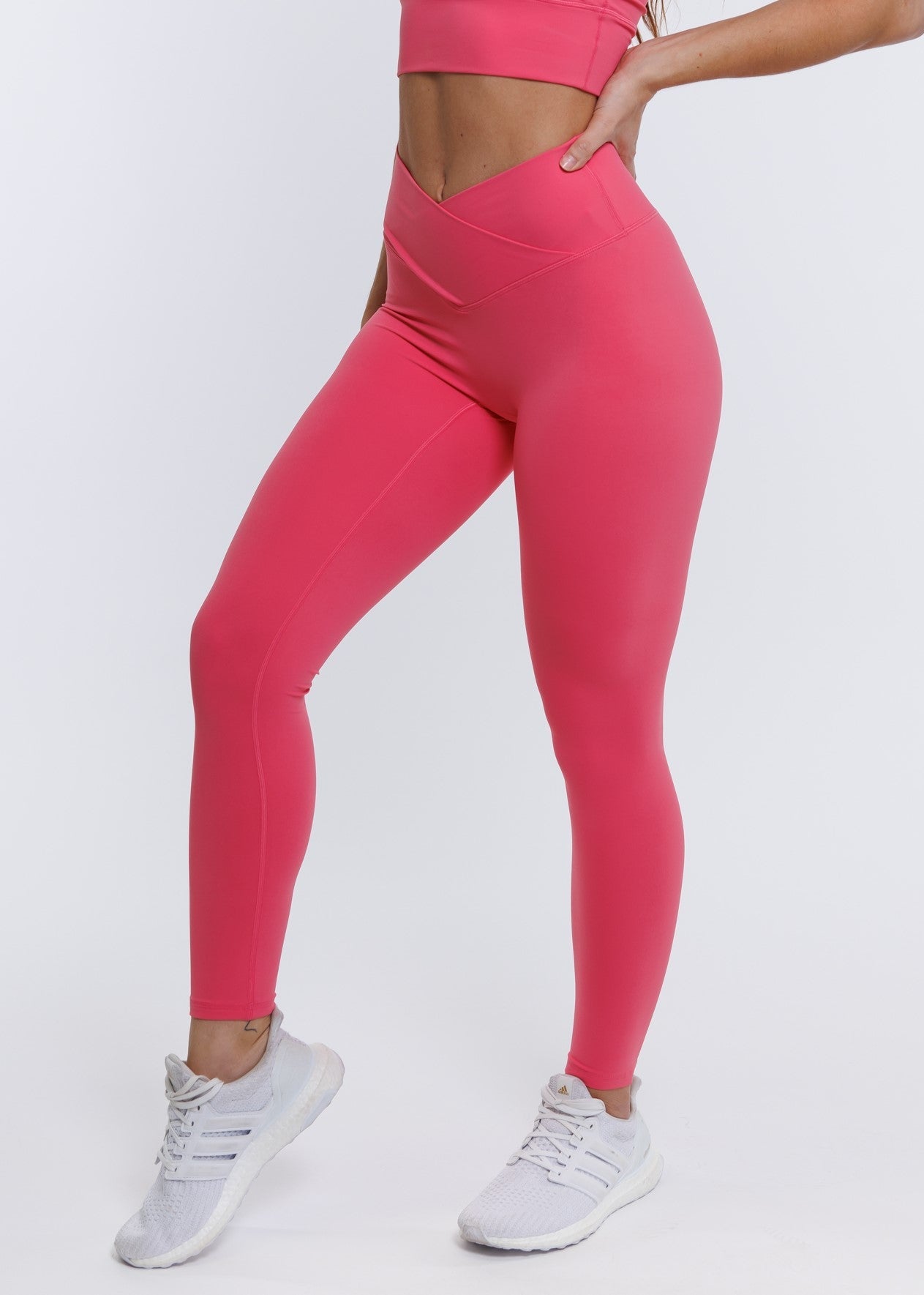 Buy Rose Patch Cross Waistband Active Legging
