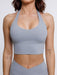 Evolve Apparel Elevate Halter Bra - Grey