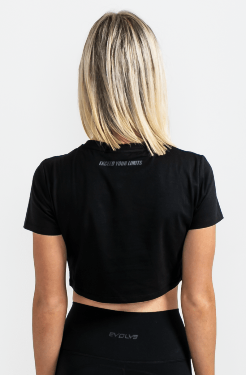 Evolve Apparel Icon Crop Top - Black