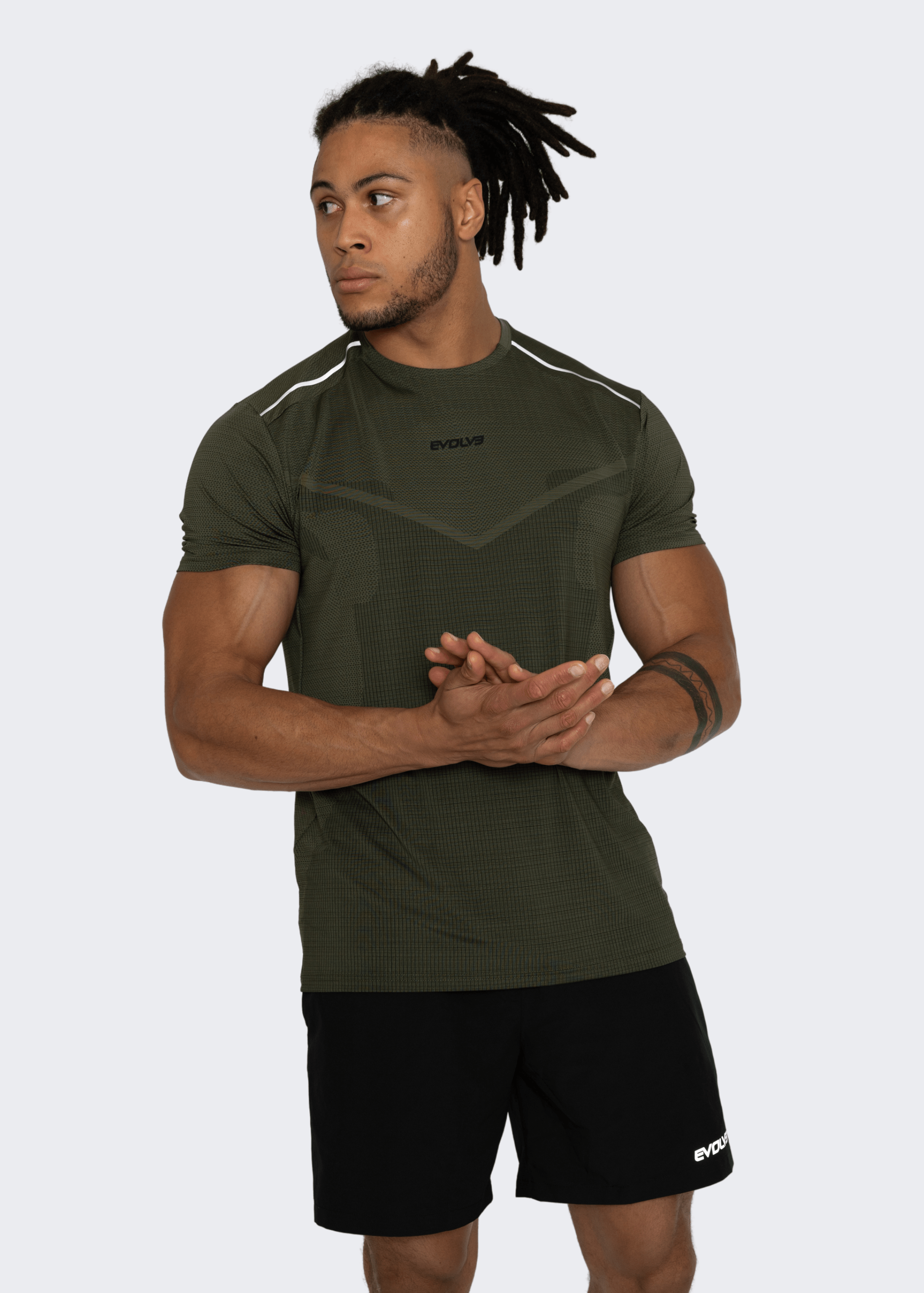 Evolve Apparel Performance Tee - Army Green