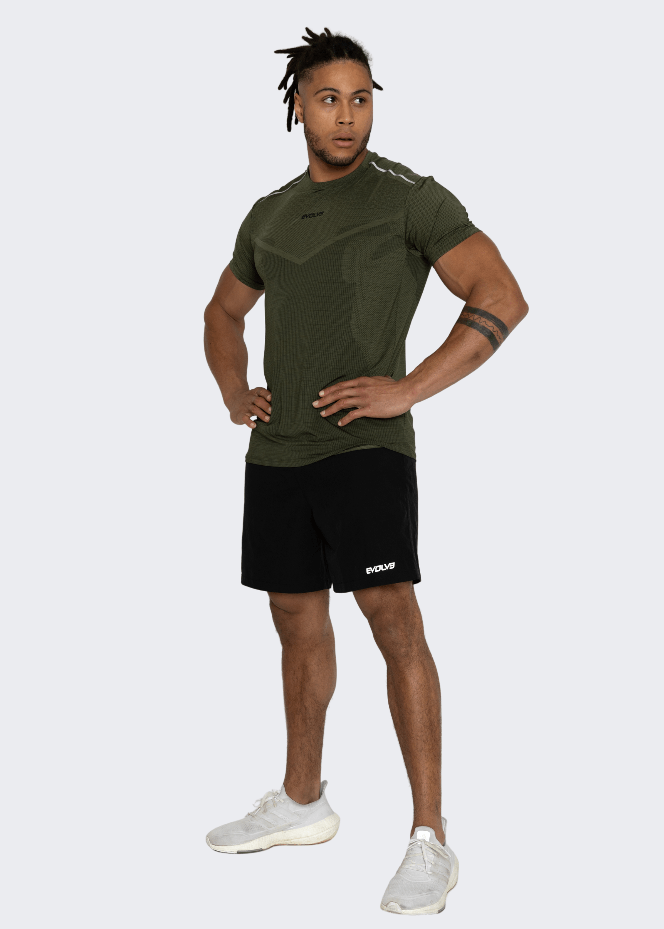 Evolve Apparel Performance Tee - Army Green