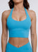 Evolve Apparel Sports Bras Elevate Halter Bra - Turqouise