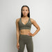 FITPRO Crop Tops FLAWLESS SPORTS BRA - OLIVE GREEN