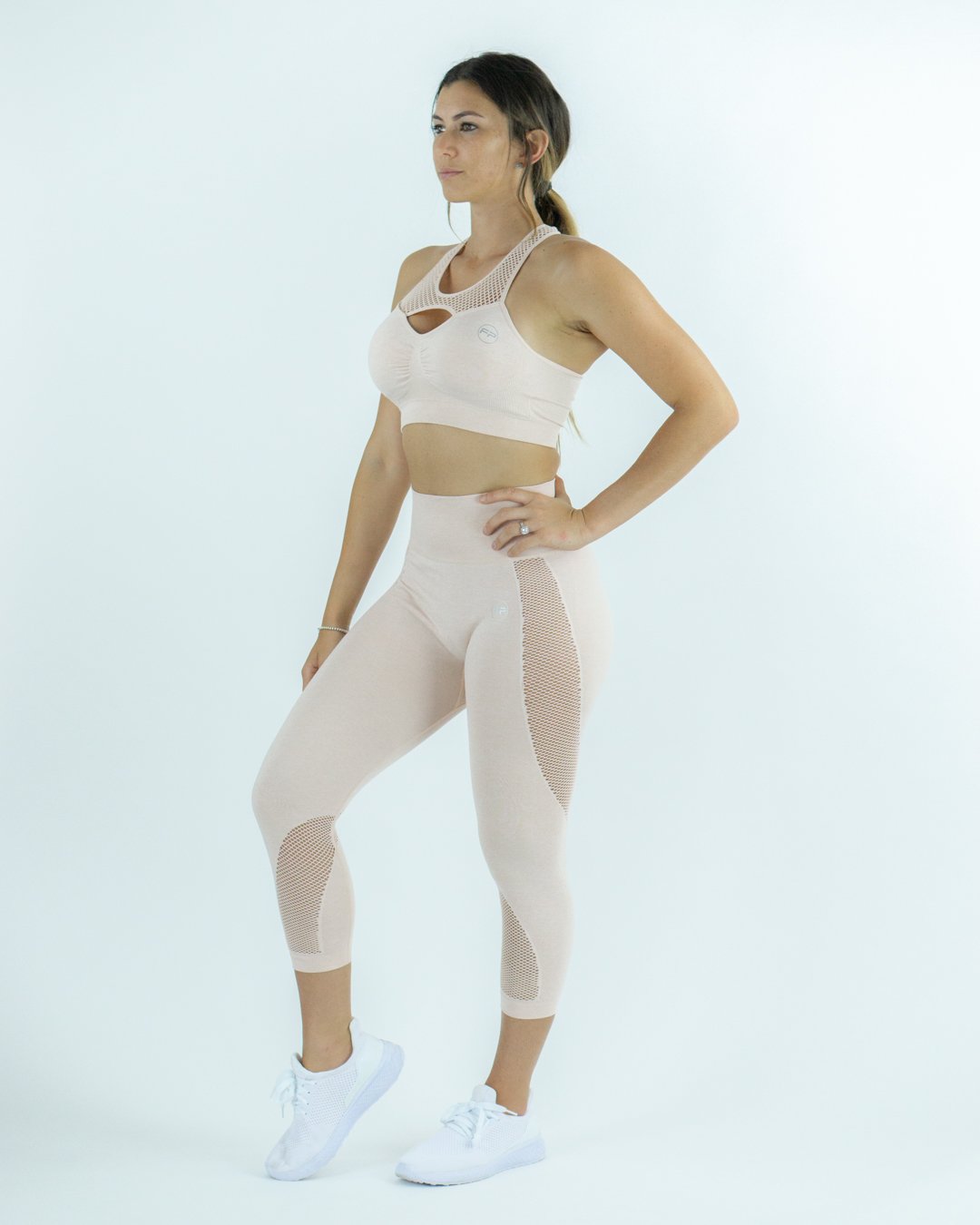 FITPRO Leggings COMMITTED SEAMLESS 3/4 LEGGINGS - CREAMY PINK