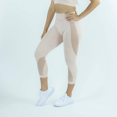 FITPRO Leggings COMMITTED SEAMLESS 3/4 LEGGINGS - CREAMY PINK