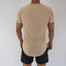 FITPRO Mens T-Shirt MENS SCOOP TEE - BIEGE