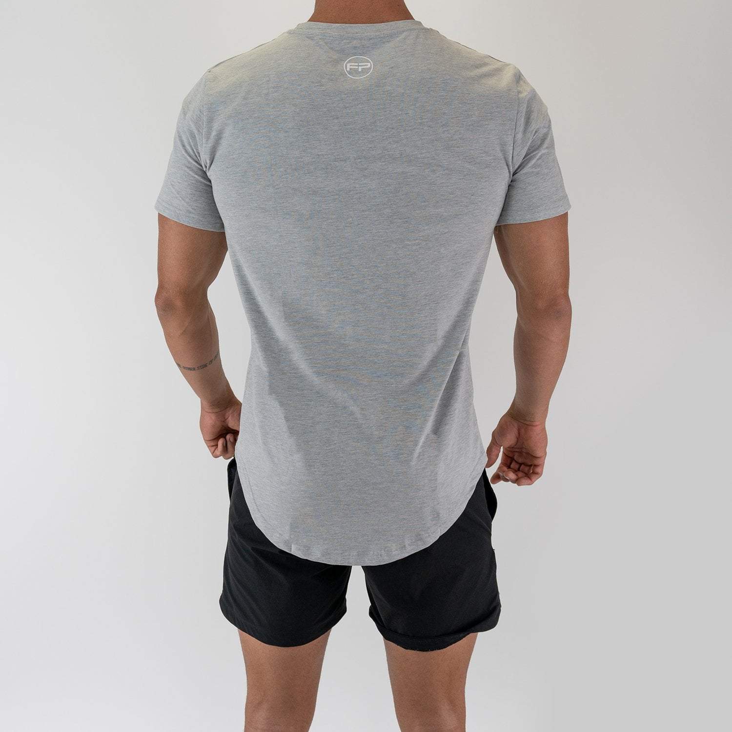 FITPRO Mens T-Shirt MENS SCOOP TEE - GREY