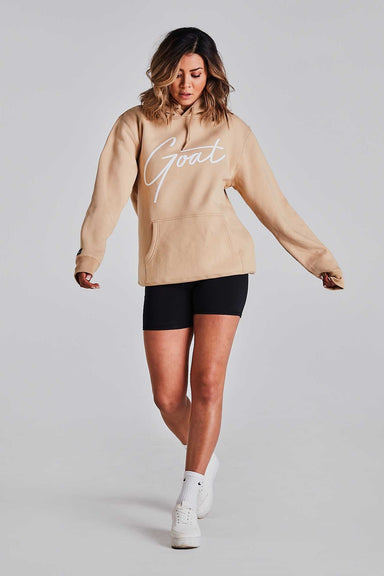 Beige GOAT Signature Hoodie (UNISEX) - Be Activewear