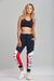 NAVY TRI-PANEL TRACK PANTS (UNISEX) - Be Activewear