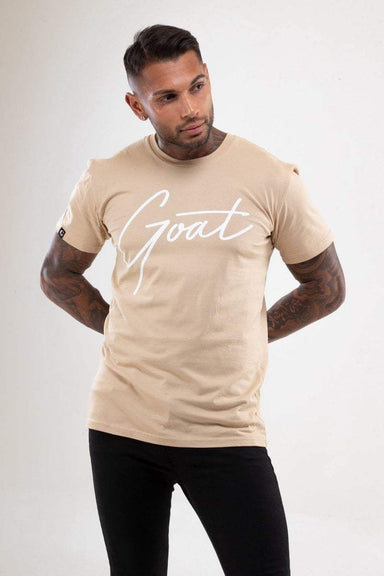 BEIGE GOAT SIGNATURE T-SHIRT (Unisex) - Be Activewear