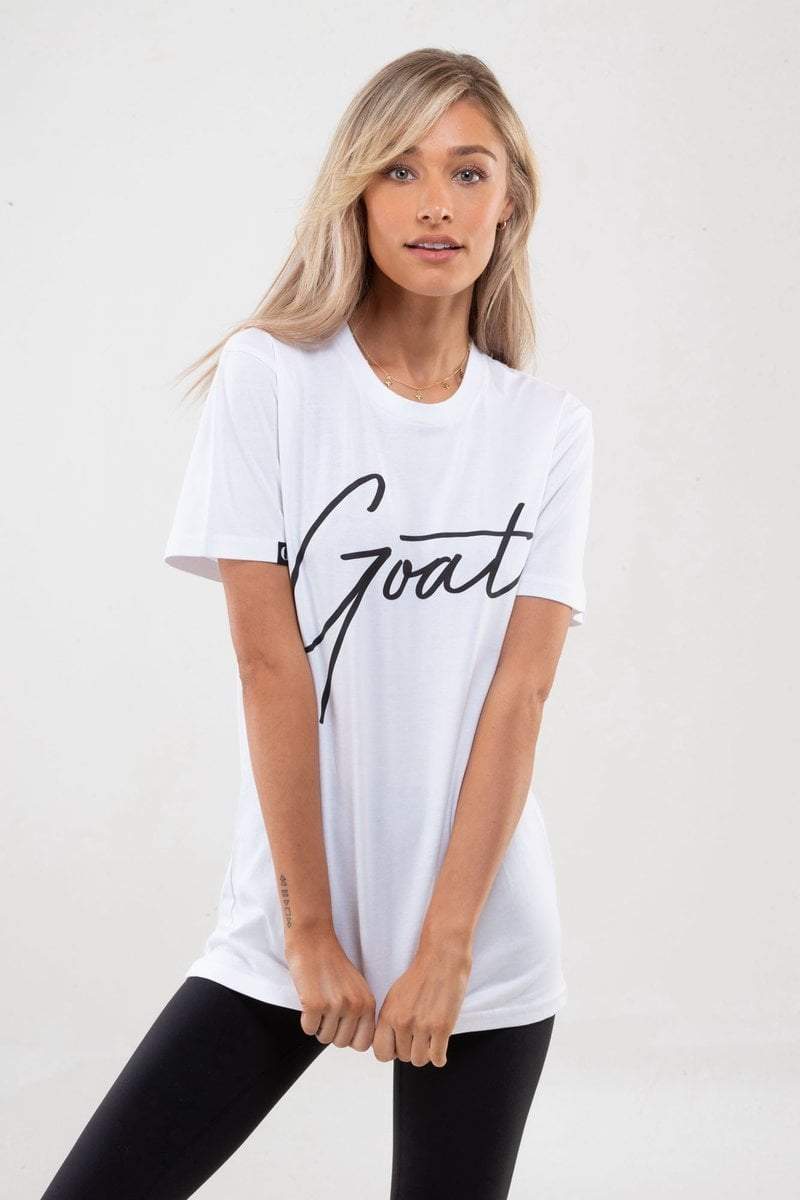 WHITE GOAT SIGNATURE T-SHIRT (Unisex) - Be Activewear