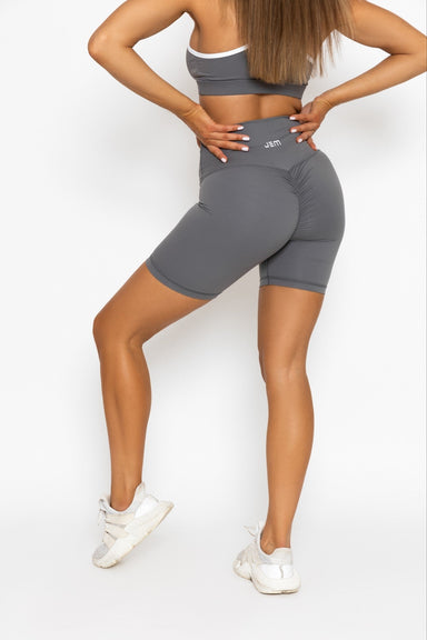 Women's High Waist Yoga Shorts Pockets Shrink Biker Hot Pants Butt Lift XS-3XL