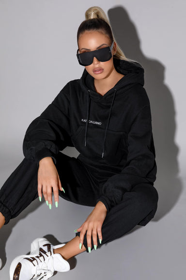 kategalliano.com Large LUXE Tracksuit Pants - Black