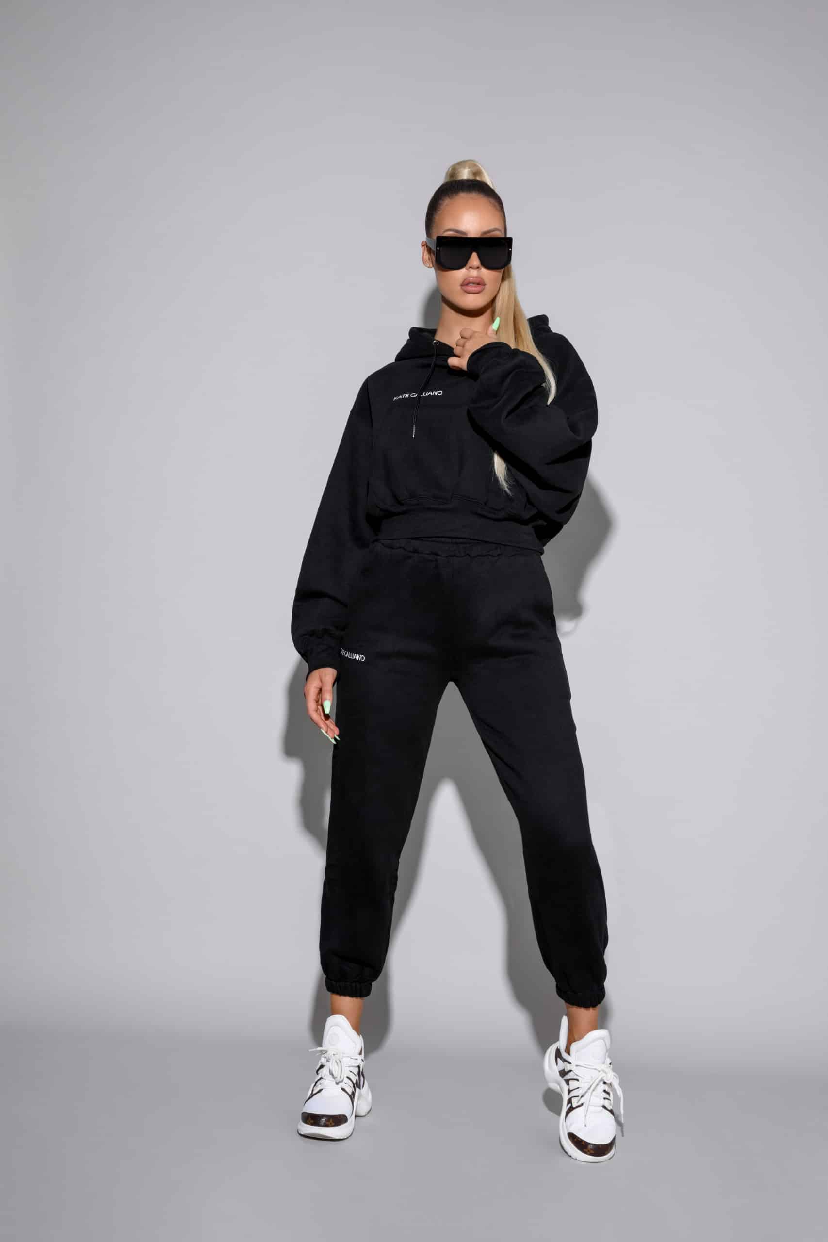 kategalliano.com LUXE Tracksuit Pants - Black