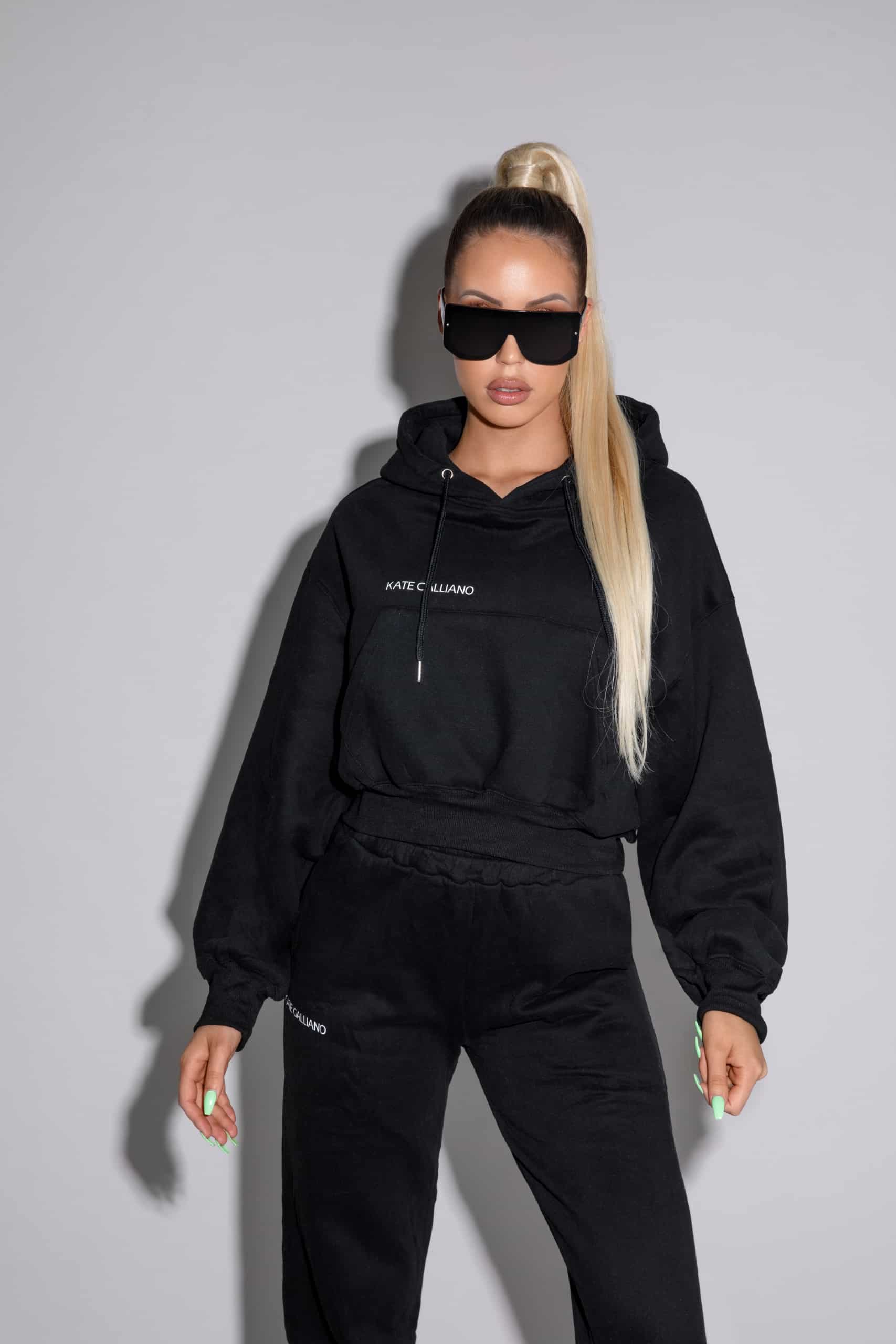 kategalliano.com LUXE Tracksuit Pants - Black