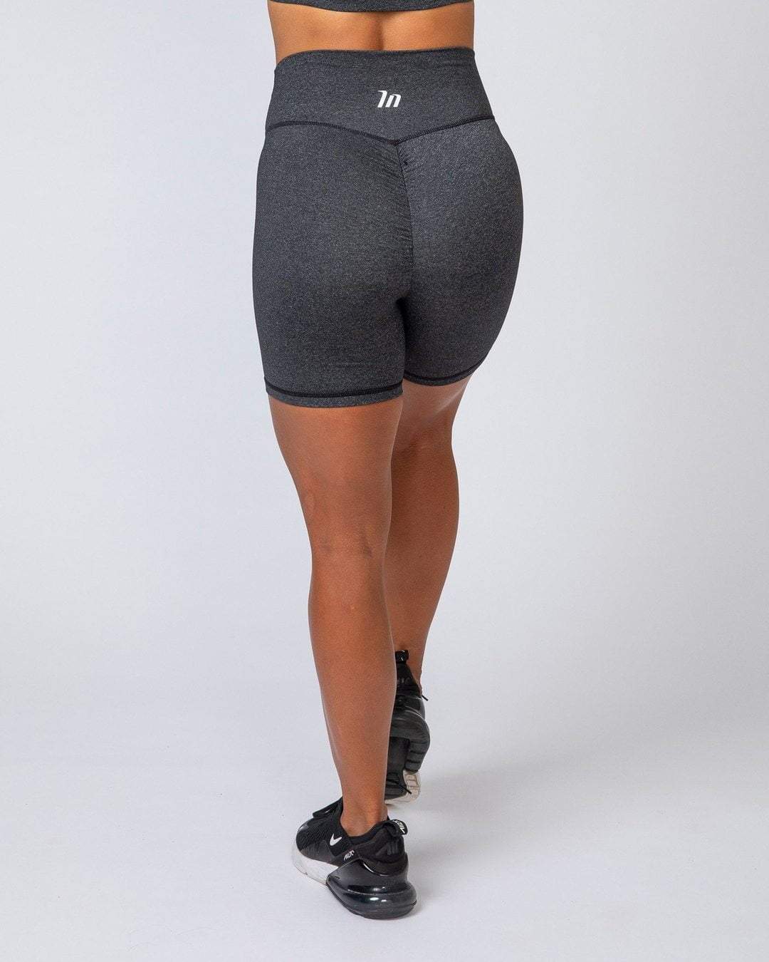 musclenation Bike Shorts - Heather Black