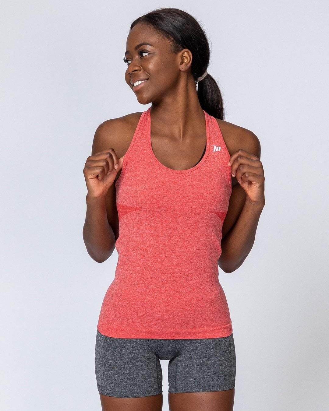 musclenation Comfort Seamless Tank - Poppy Marl