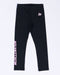 musclenation Kids MN Leggings - Black with Pink