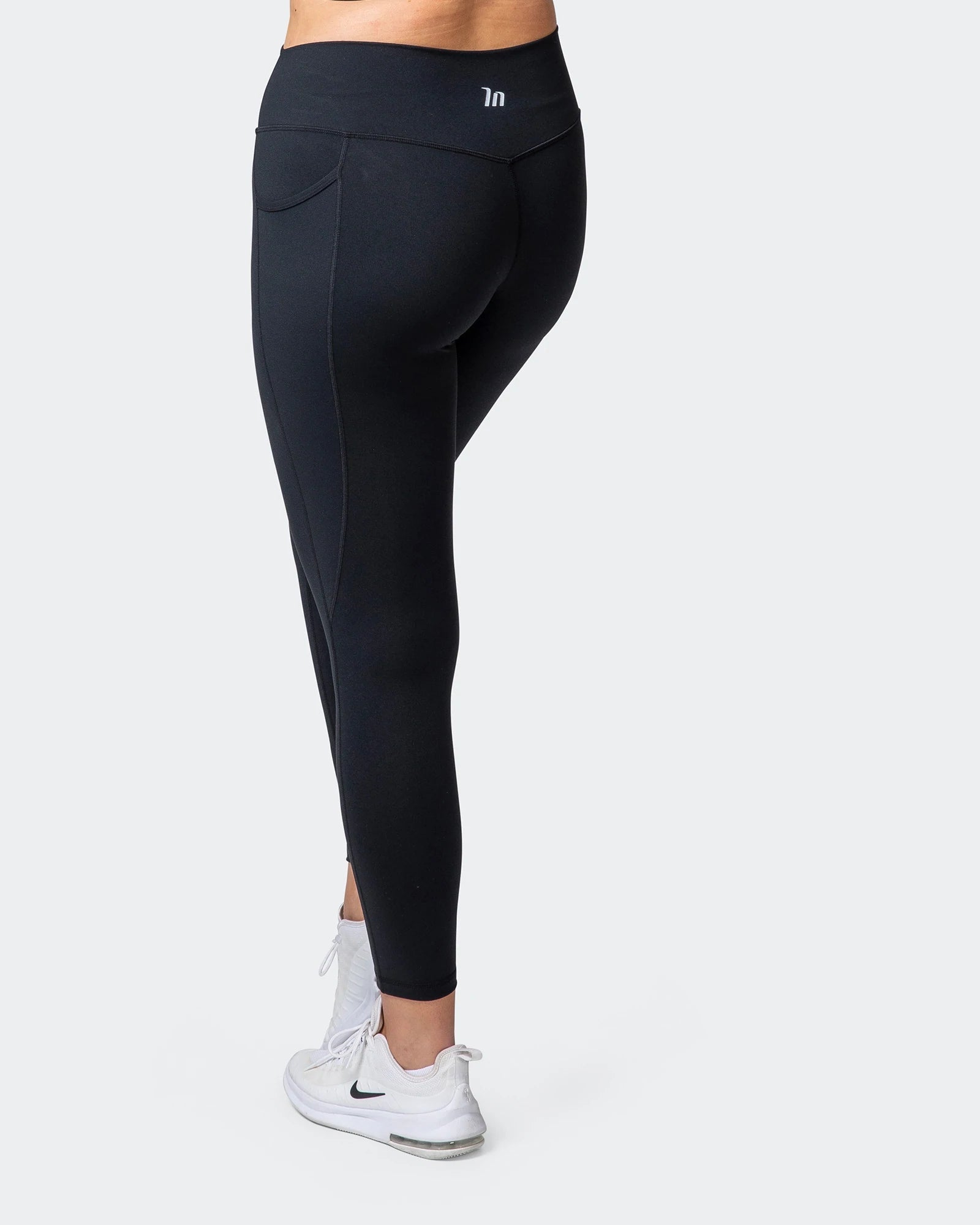 musclenation Leggings SIGNATURE POCKET ANKLE LENGTH LEGGINGS Black