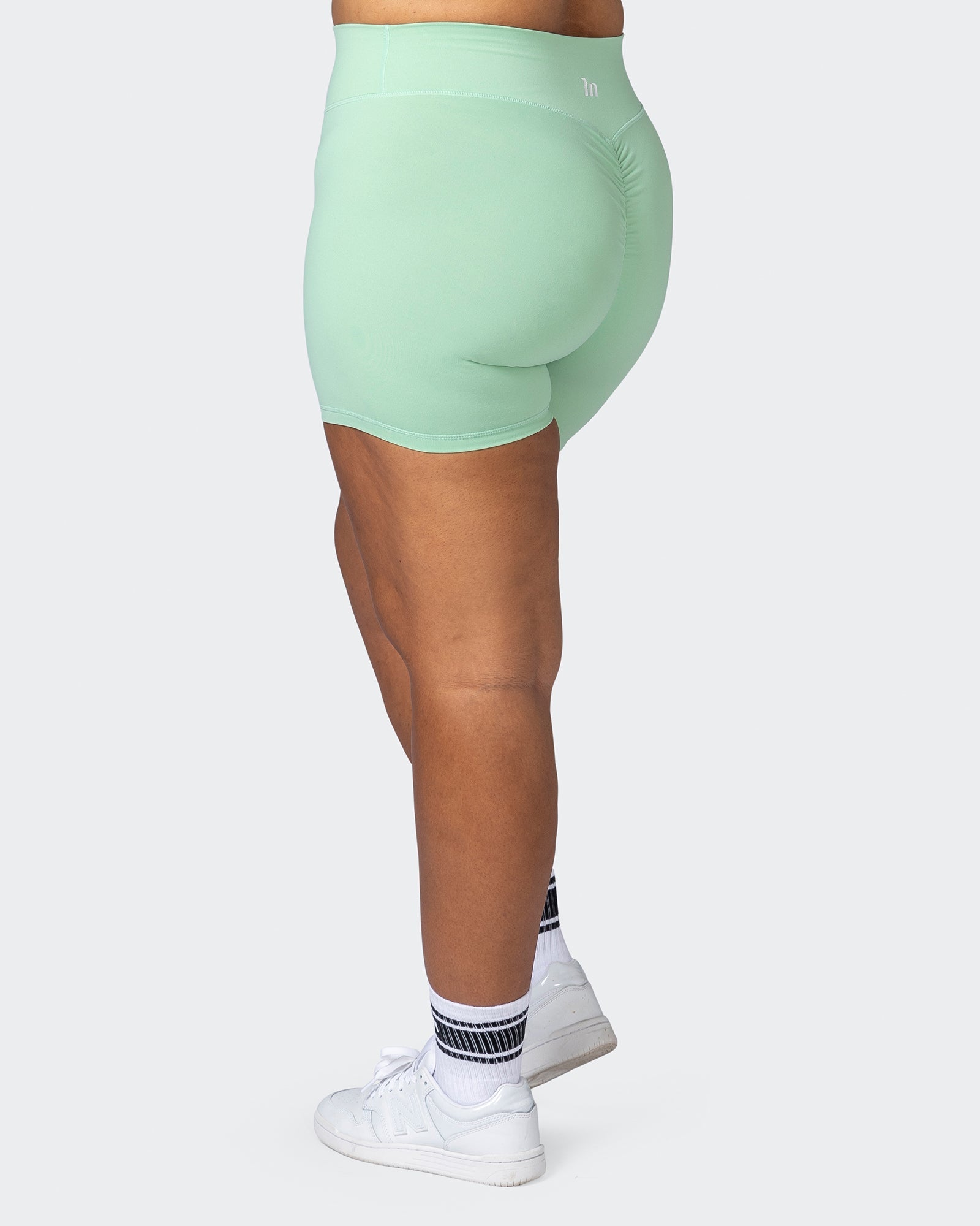 musclenation Shorts Signature Scrunch Bike Shorts - Pastel Green