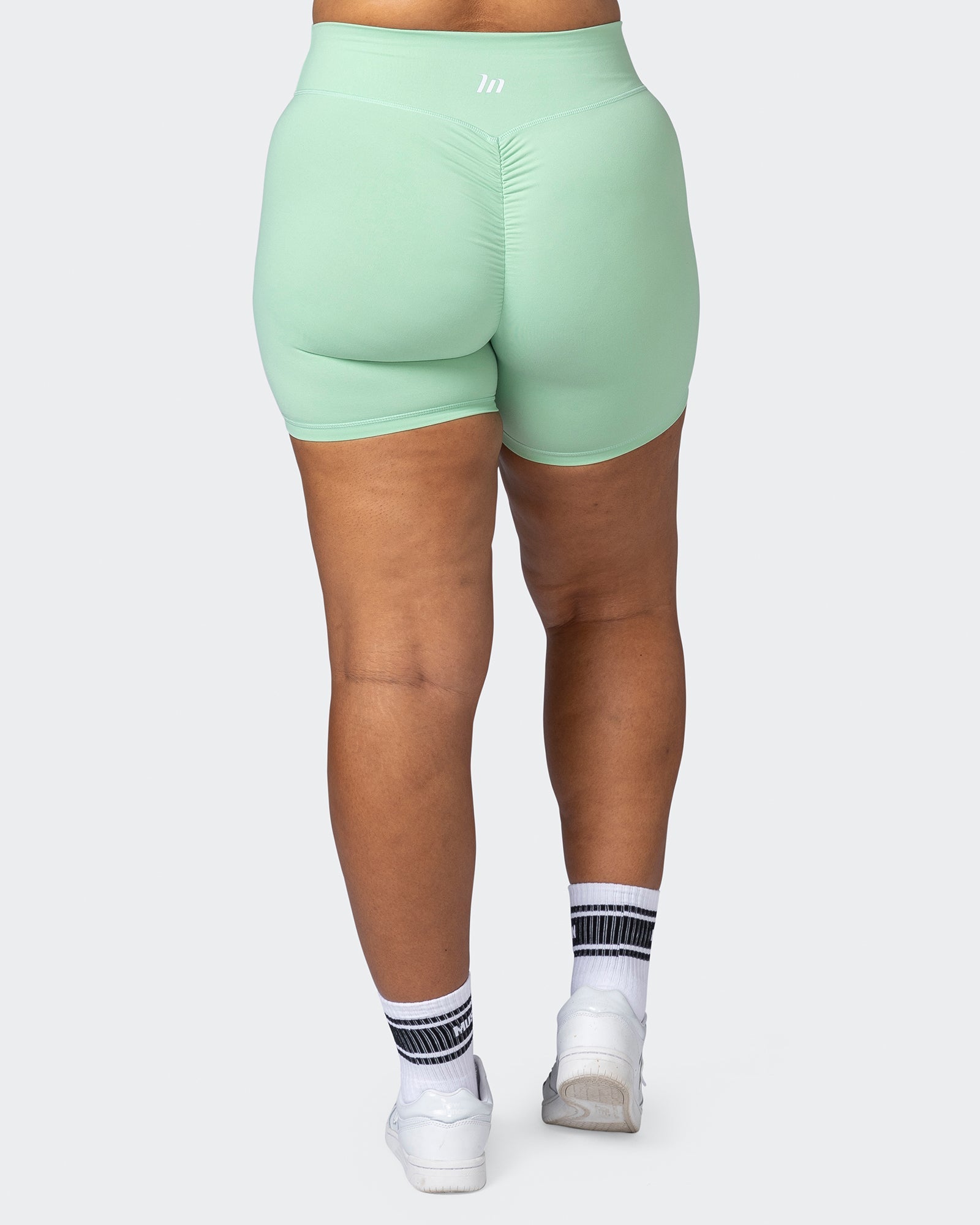 musclenation Shorts Signature Scrunch Bike Shorts - Pastel Green