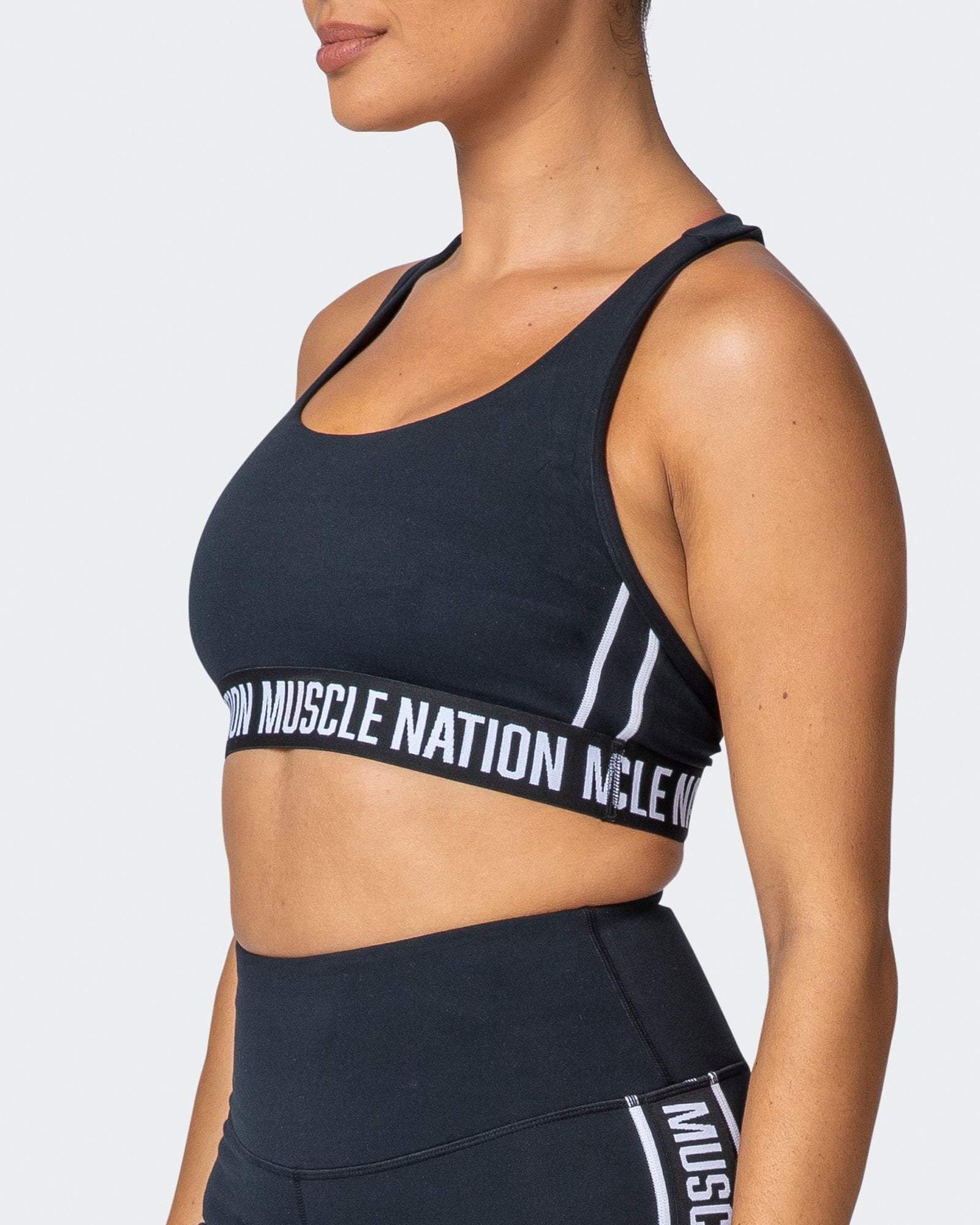 musclenation Sports Bra VITAL BRA Black