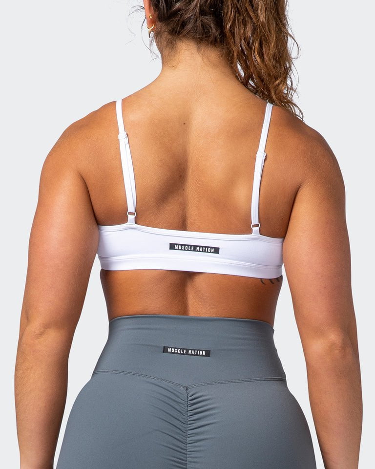 musclenation Sports Bras Accelerate Bra White