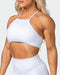 musclenation Sports Bras HBxMN Enticing Bralette - White Grey Marl