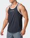 musclenation Striker Y Back Singlet - Black Marl