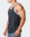 musclenation Striker Y Back Singlet - Black Marl