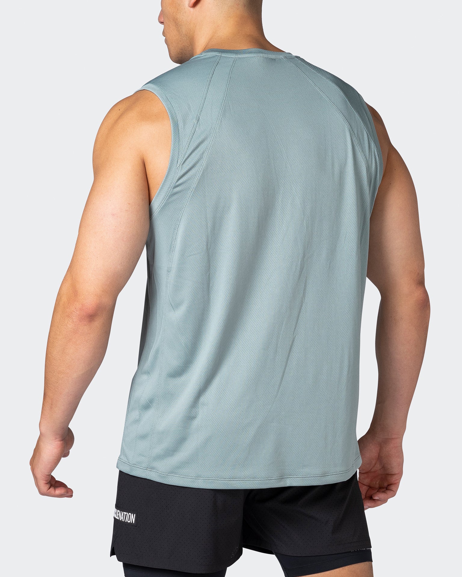 musclenation Tank Tops New Heights Running Tank - Cactus