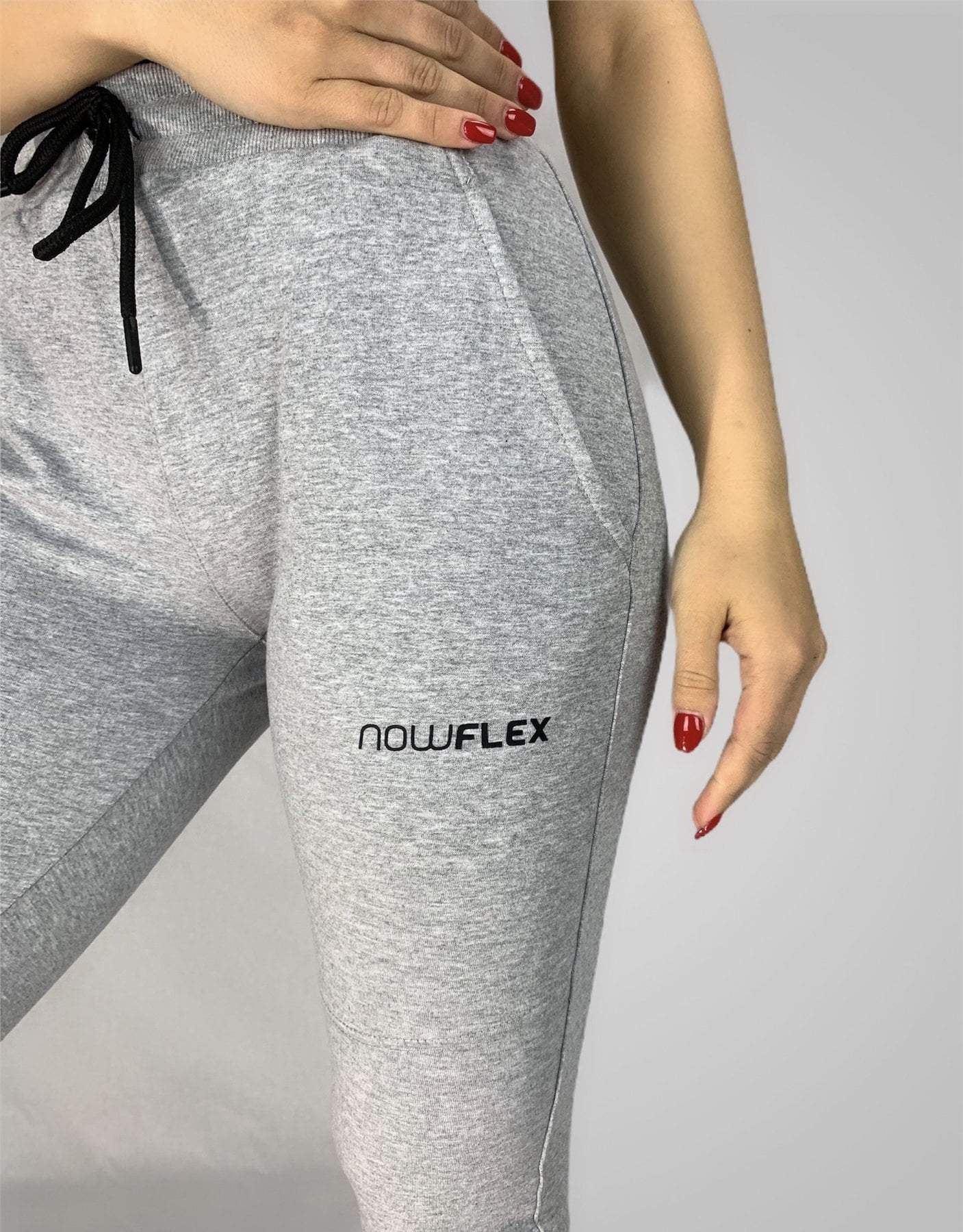 echt apparel | light grey tapered jogger