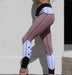 Paradox Activewear Leggings High Waisted Cosmetic Panel Tights