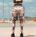 Paradox Activewear Leggings Painted Diamond Leopard Print Tights