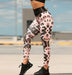 Paradox Activewear Leggings Painted Diamond Leopard Print Tights