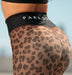 Paradox Activewear Tights Chocolate Leopard Print Tights