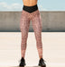 Paradox Activewear Tights Rose Pink Animal Print Tights