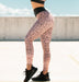 Paradox Activewear Tights Rose Pink Animal Print Tights