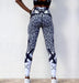 Mesh Look Leopard Print Tights - Be Activewear