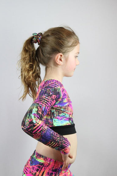 RARR DESIGNS crop Blaze Long Sleeve Crop Top Youth Girls