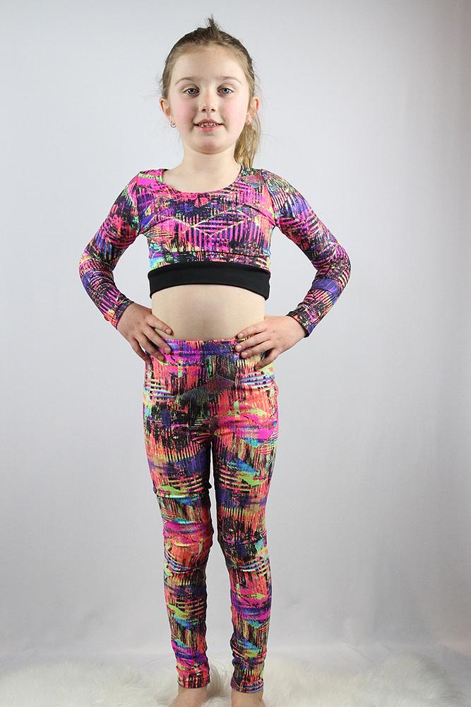 RARR DESIGNS crop Blaze Long Sleeve Crop Top Youth Girls