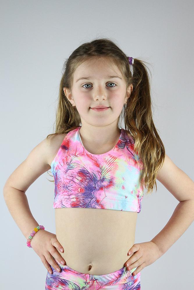 RARR DESIGNS crop Hummingbird Crop Top Sports Bra Youth Girls