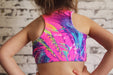 RARR DESIGNS Crop Tops Sherbert Crop Top Sports Bra Youth Girls