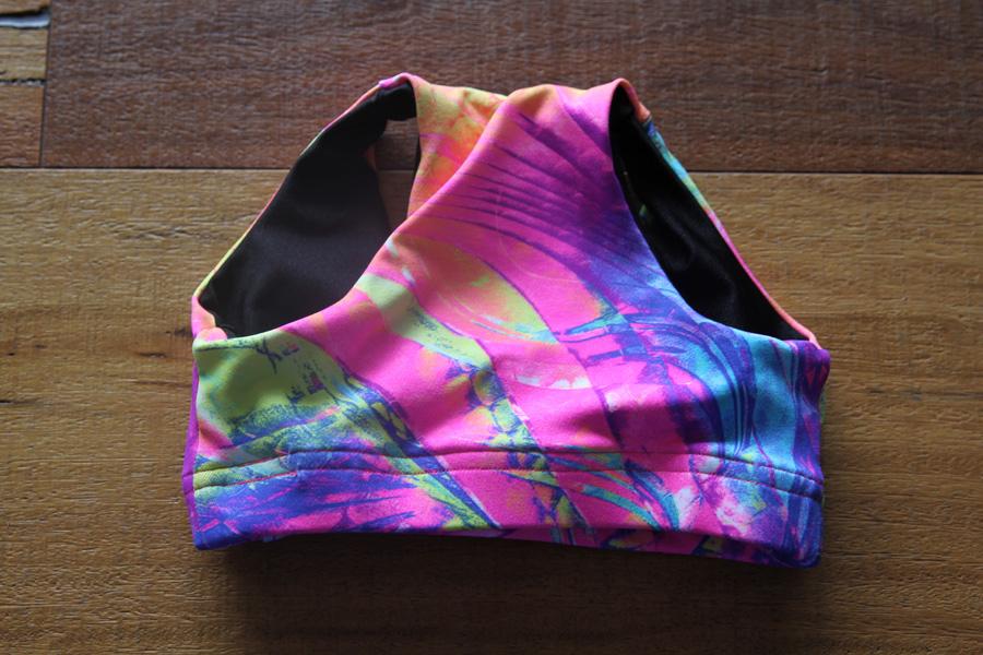 RARR DESIGNS Crop Tops Sherbert Crop Top Sports Bra Youth Girls