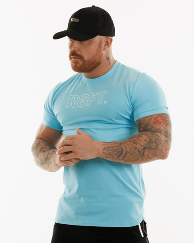 RigFit T-Shirts S'22 Short Sleeve Hollow T-shirt - Light Blue