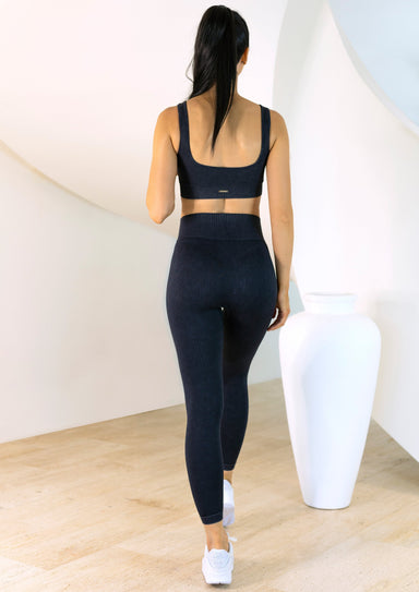 Xahara Activewear Leggings Graphite Ribbed Seamless Legging